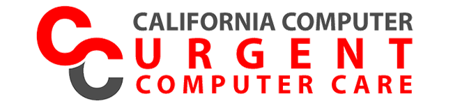 California Computer Urgent Computer Care Logo Medium